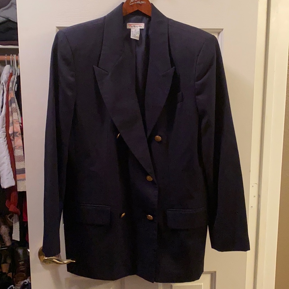 Navy Blazer, well made in a size 12.